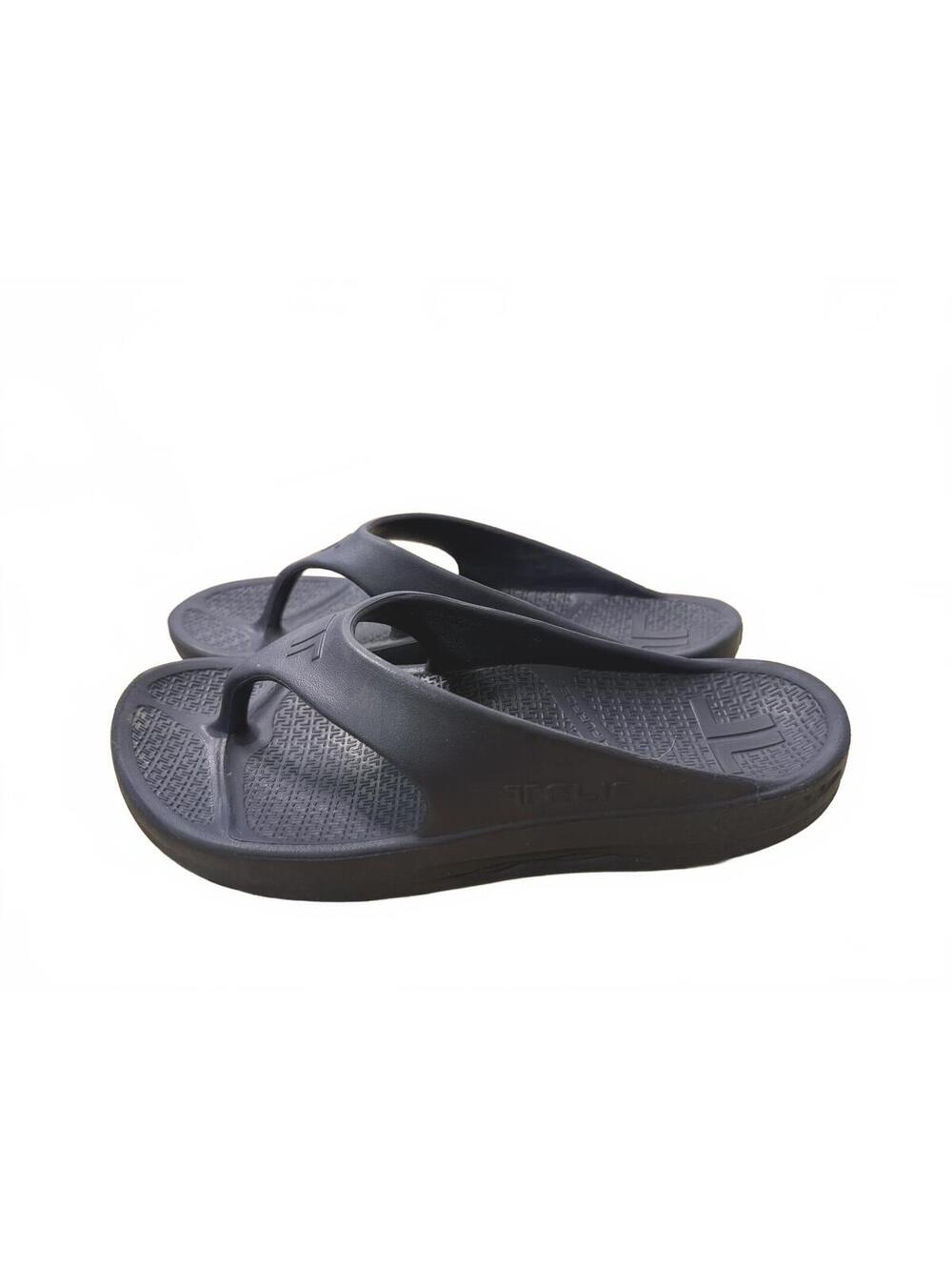 Telic Energy Flip Flops Blue Arch Support Pain Relief Women’s Size L (10)